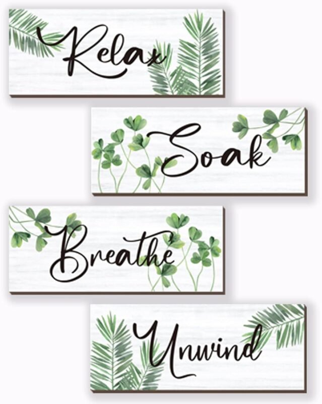 We Transformed Our Space with These Calming Green Farmhouse Signs