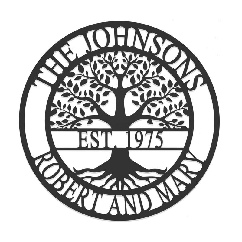 Our Review of the Personalized Family Tree Name Sign: Durable & Stylish