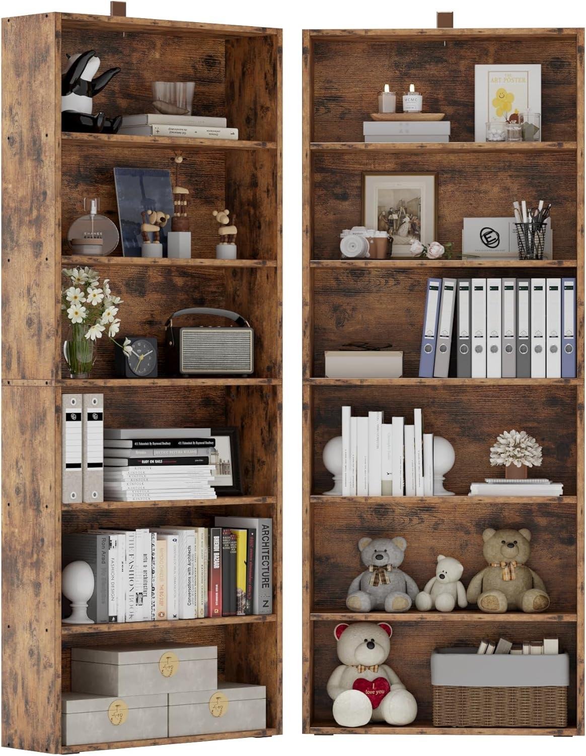 Our Review of IRONCK 6-Tier Bookshelves: Stylish, Sturdy, Spacious