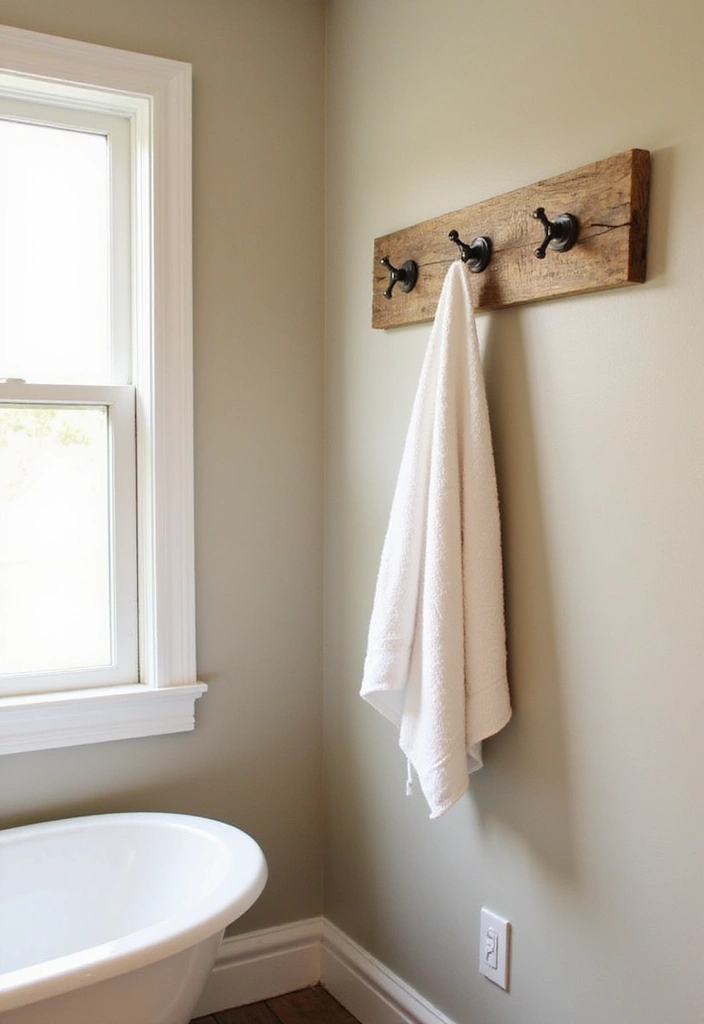 18 Bathroom Transformations Under $500 That'll Make You Want to Renovate Today! - 12. Personalized Towel Rack