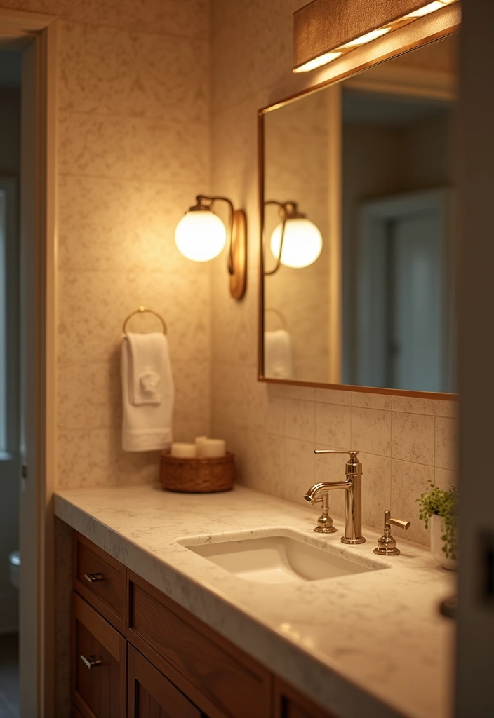 18 Bathroom Transformations Under $500 That'll Make You Want to Renovate Today! - 9. Light It Right
