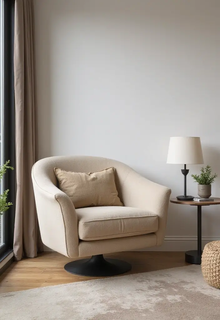 18 Cozy Reading Nook Ideas You’ll Want to Dive Into (Number 5 Will Steal Your Heart!) - 17. Floating Armchair