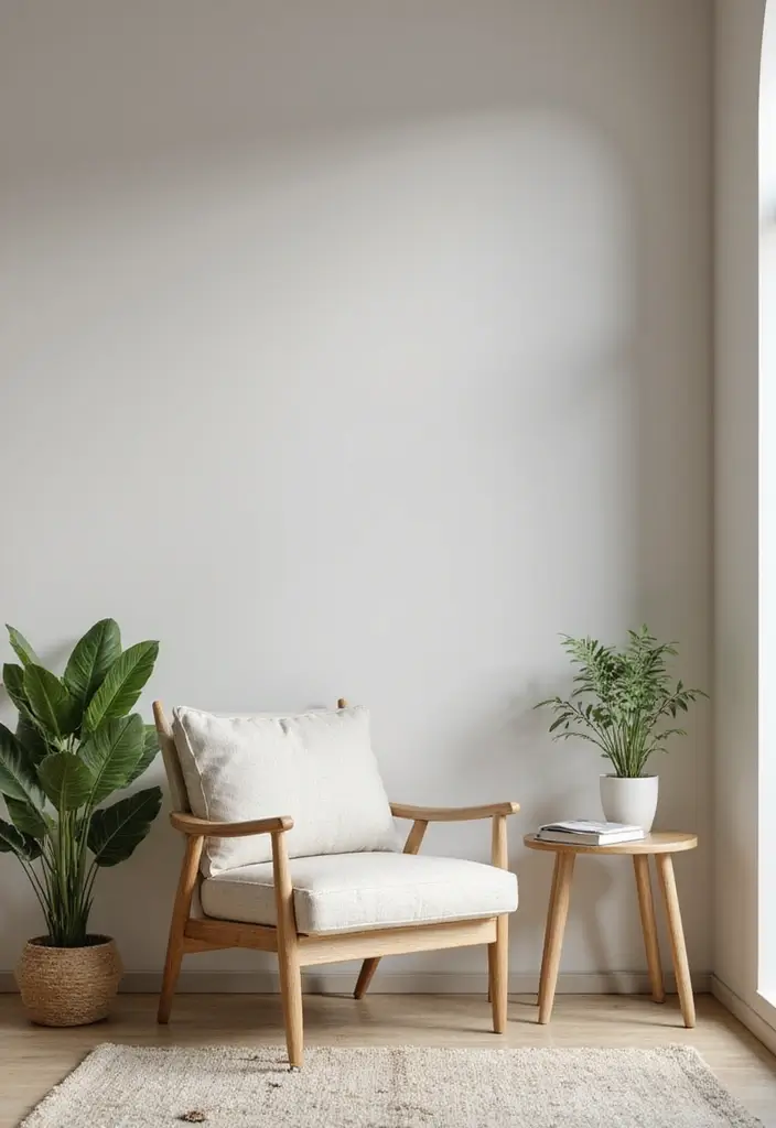 18 Cozy Reading Nook Ideas You’ll Want to Dive Into (Number 5 Will Steal Your Heart!) - 7. Minimalist Delight