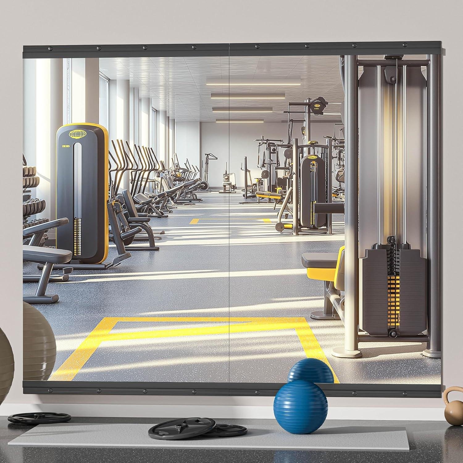 Our Review of Hasipu 48″ Frameless Gym Mirrors for Home Fitness