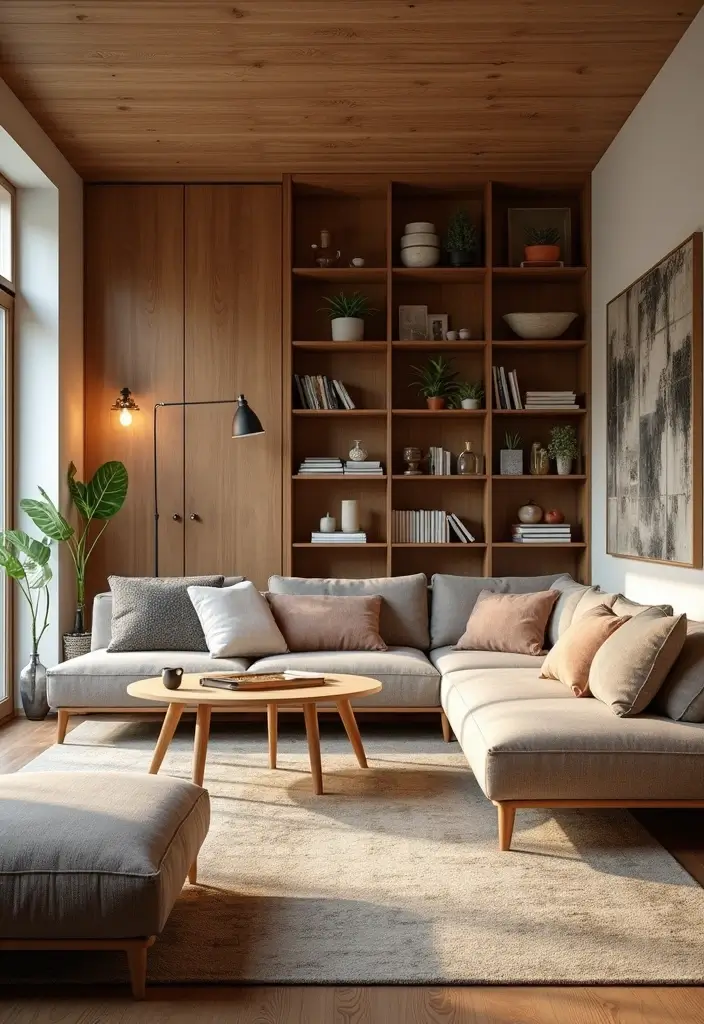 20 Cozy Living Room Ideas That'll Make You Want to Curl Up with a Book (Don't Miss #15!) - 12. Create a Multi-Functional Space