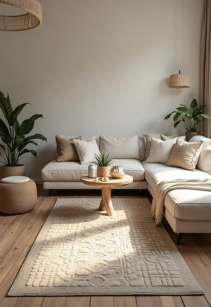 20 Living Room Ideas That'll Make You Feel Like You're in a Magazine (Don't Miss #15!) - 14. Layered Rugs
