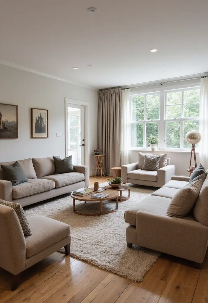 20 Living Room Ideas That'll Make You Feel Like You're in a Magazine (Don't Miss #15!) - 18. Creative Layouts