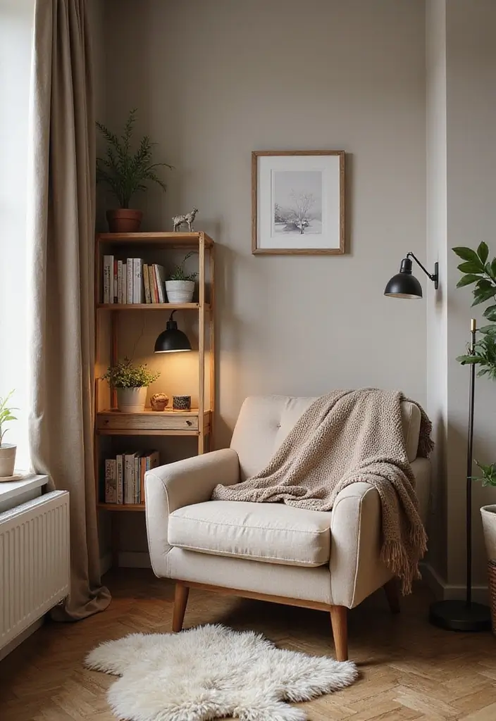 20 Living Room Ideas That'll Make You Feel Like You're in a Magazine (Don't Miss #15!) - 4. Cozy Reading Nook