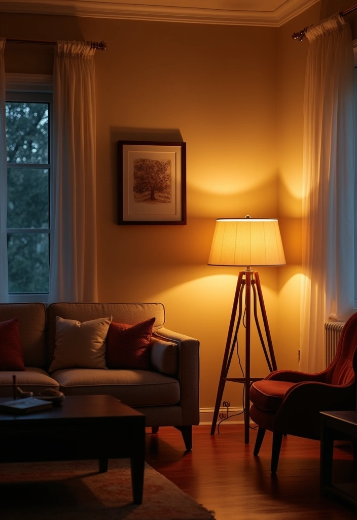 20 Living Room Ideas That'll Make You Feel Like You're in a Magazine (Don't Miss #15!) - 7. Layered Lighting