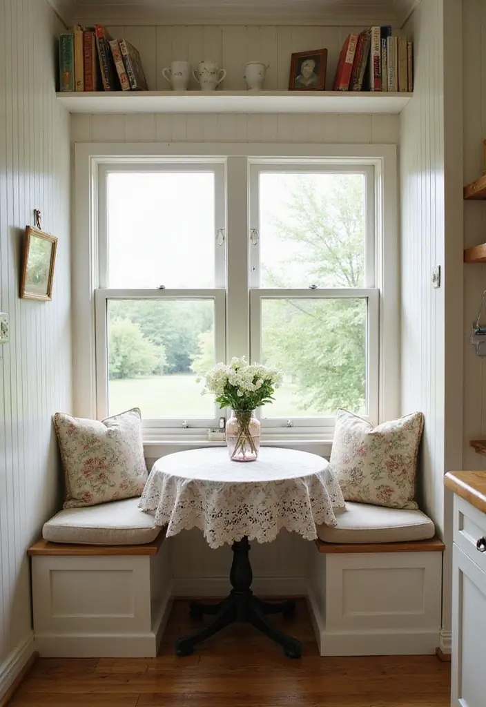 20 Stunning Farmhouse Kitchen Ideas That Will Make You Fall in Love with Cooking Again! - 9. Cozy Nooks for Morning Coffee