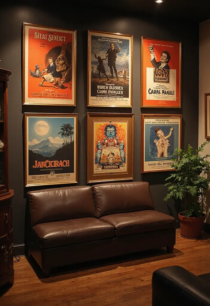 20 Stunning Vintage Wall Art Ideas That Will Take You Back in Time (You Won't Believe #12!) - 6. Vintage Movie Posters