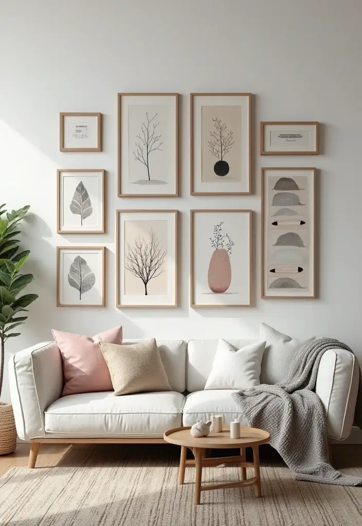 20 Stunning Wall Art Ideas That Will Transform Your Living Room (You Won't Believe #15!) - 3. Gallery Walls