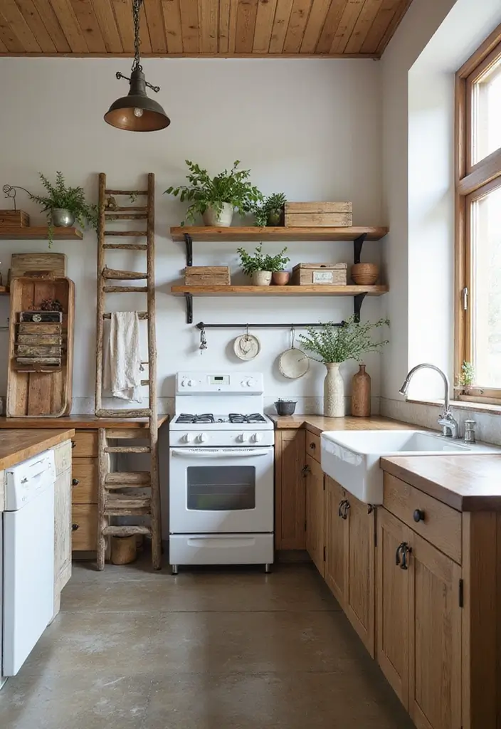 20 Trendy Kitchen Decor Ideas That Make Small Spaces Shine! - 15. Repurposed Items