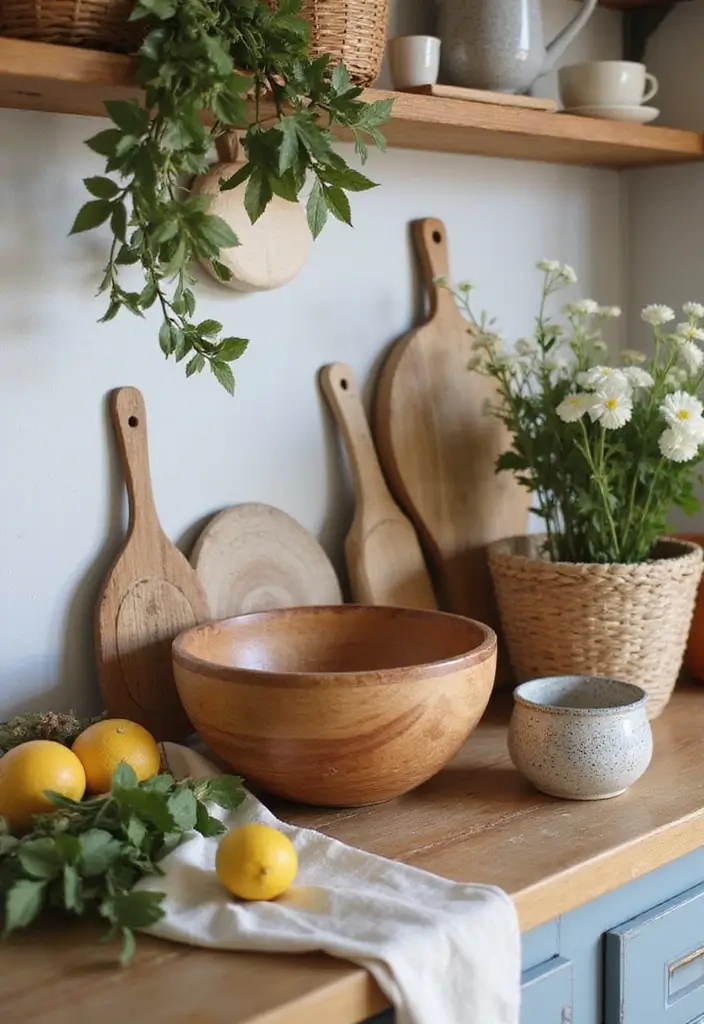 21 Farmhouse Kitchen Decor Ideas That'll Transform Your Space into a Cozy Haven! - 10. Natural Elements