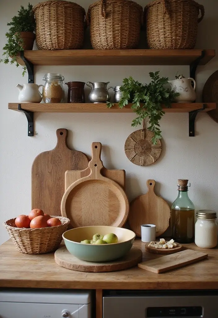 21 Farmhouse Kitchen Decor Ideas That'll Transform Your Space into a Cozy Haven! - 15. Layered Textures