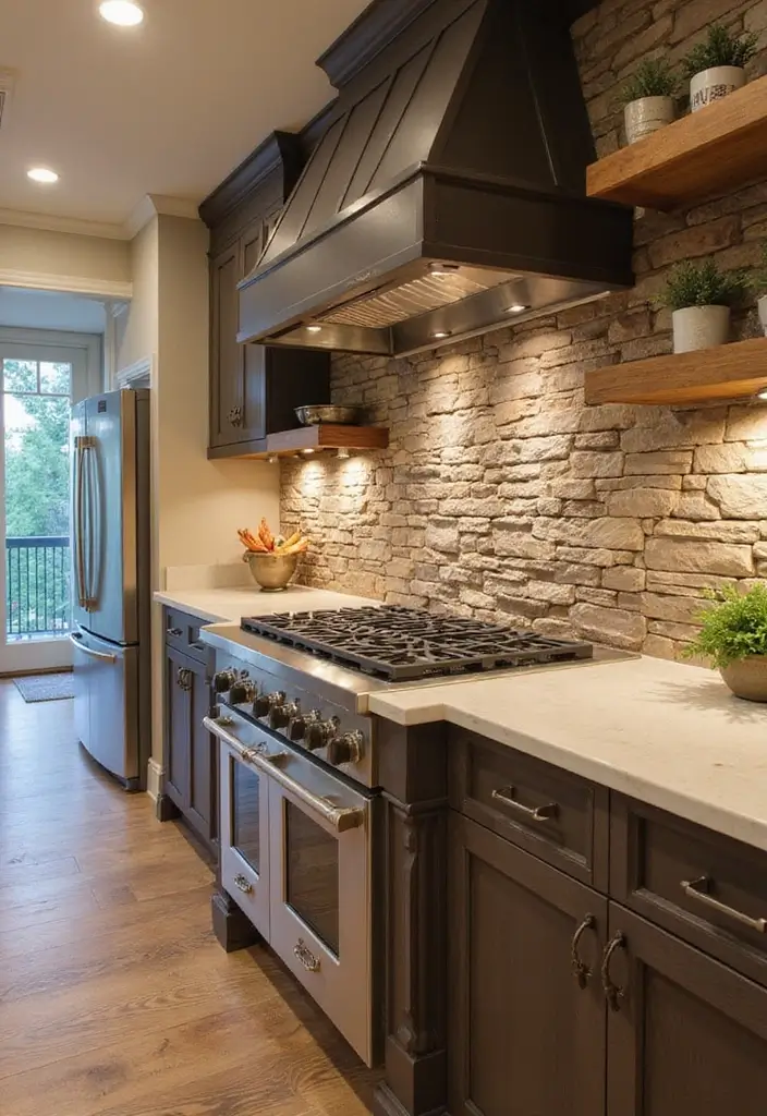 21 Farmhouse Kitchen Decor Ideas That'll Transform Your Space into a Cozy Haven! - 16. Statement Backsplash