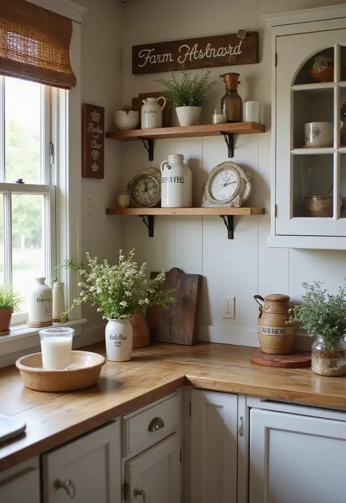 21 Farmhouse Kitchen Decor Ideas That'll Transform Your Space into a Cozy Haven! - 5. Farm-Themed Decor