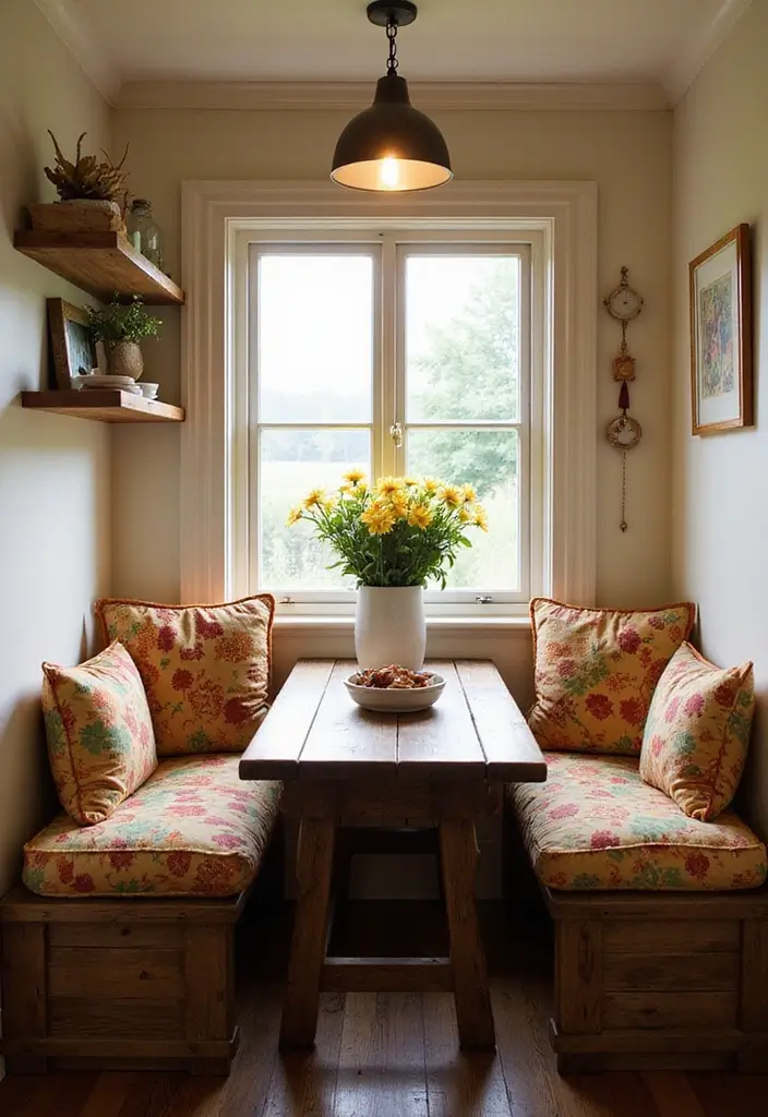21 Farmhouse Kitchen Decor Ideas That'll Transform Your Space into a Cozy Haven! - 7. Cozy Nook