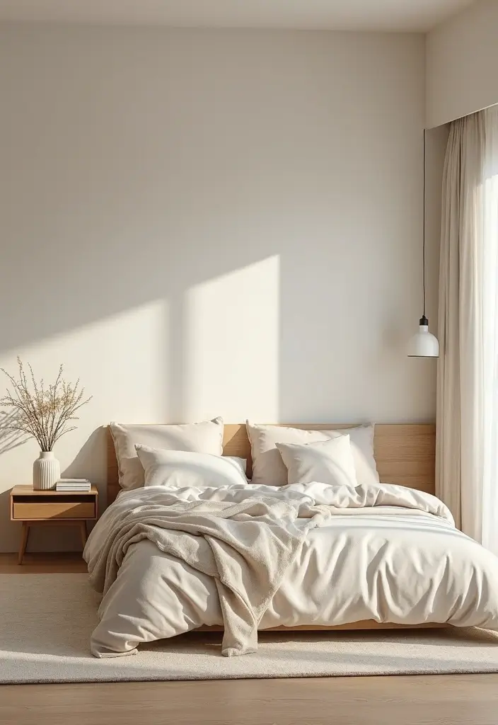 21 Minimalist Bedroom Ideas to Create Your Own Zen Sanctuary (You'll Want to Stay Forever!) - 20. Consistent Theme