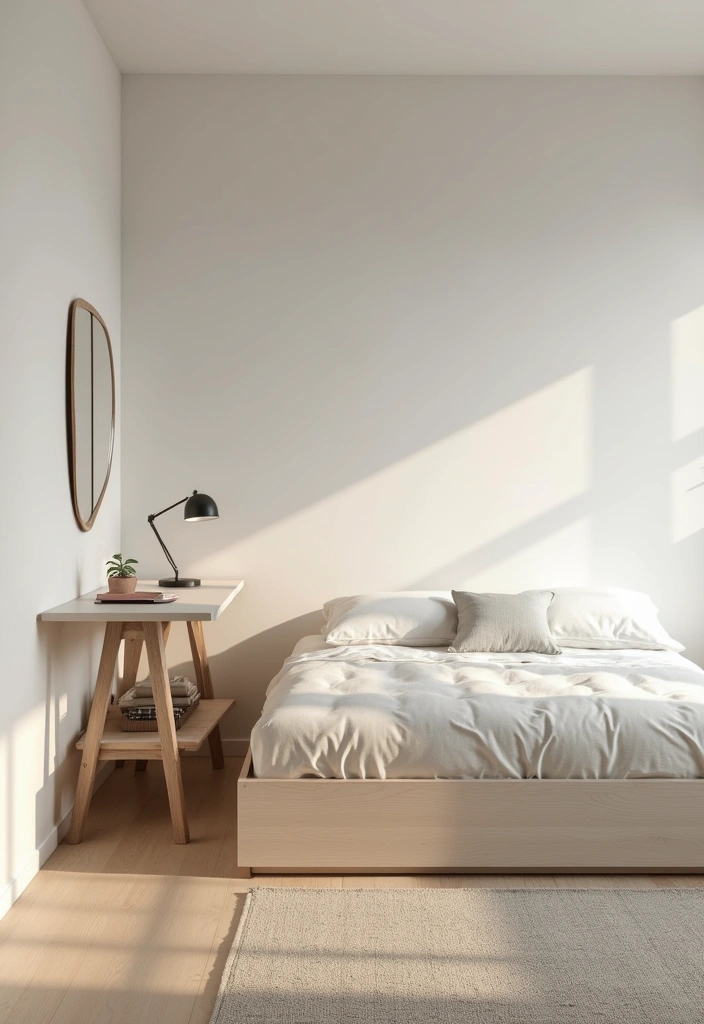21 Minimalist Bedroom Ideas to Create Your Own Zen Sanctuary (You'll Want to Stay Forever!) - 7. Multi-Functional Furniture