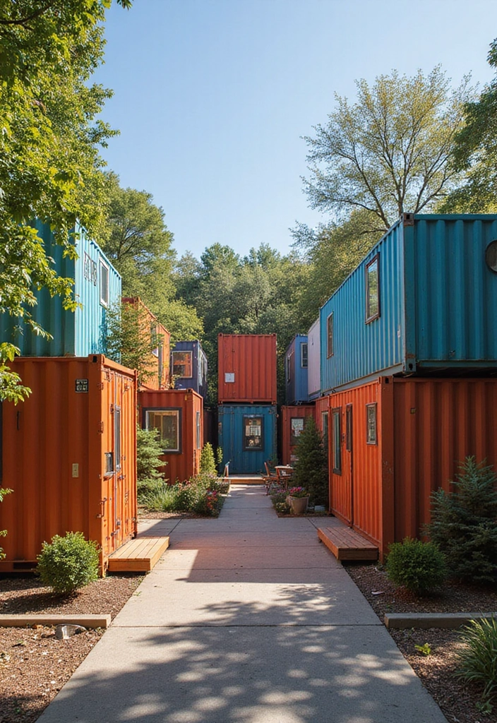 21 Shipping Container Homes That Redefine Modern Living (You Won't Believe #7!) - 13. The Community Hub