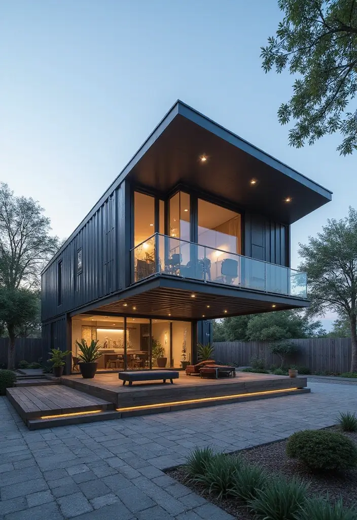 21 Shipping Container Homes That Redefine Modern Living (You Won't Believe #7!) - 17. The Futuristic Container