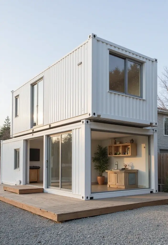 21 Shipping Container Homes That Redefine Modern Living (You Won't Believe #7!) - 5. The Modern Minimalist