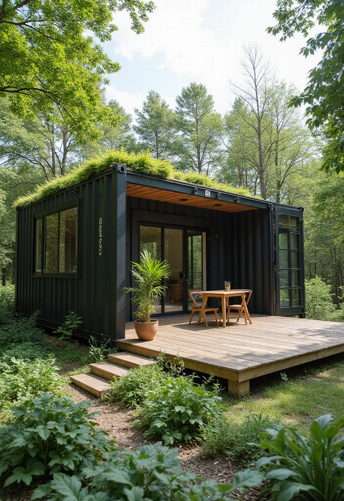 21 Shipping Container Homes That Redefine Modern Living (You Won't Believe #7!) - 7. The Eco-Pod