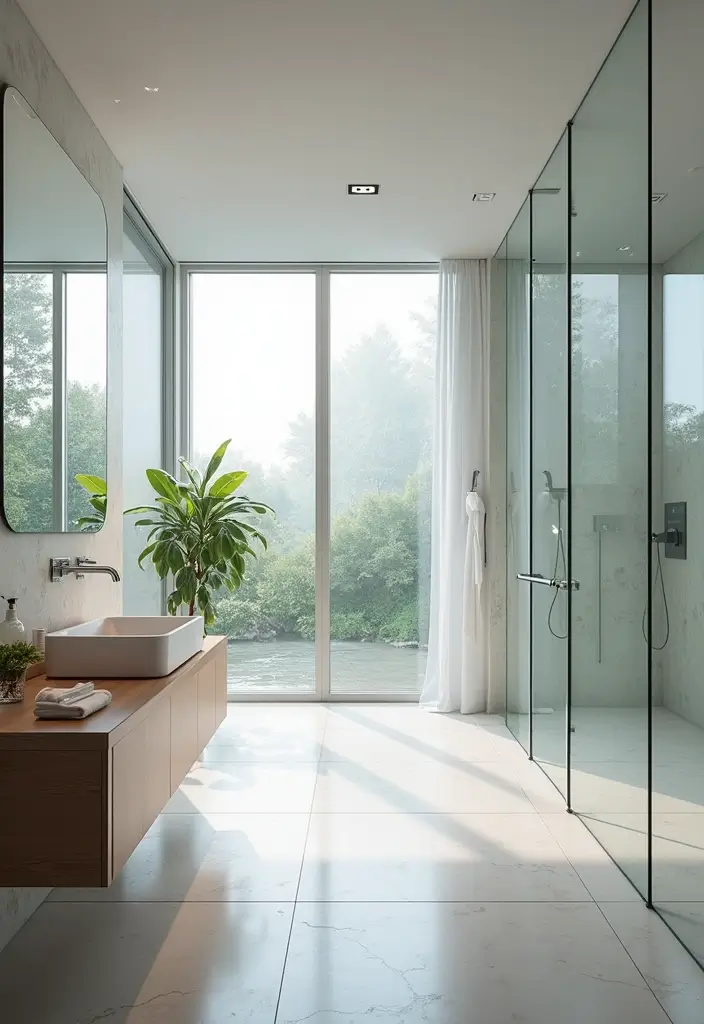21 Stunning Modern Bathroom Designs That Will Leave You in Awe (Don't Miss #7!) - 5. Open and Airy Layouts