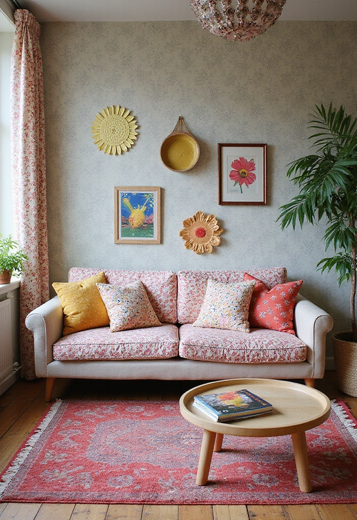 25 Living Room Ideas That Will Make You Want to Curl Up with a Book (#17 Is Pure Magic!) - 22. Playful Patterns