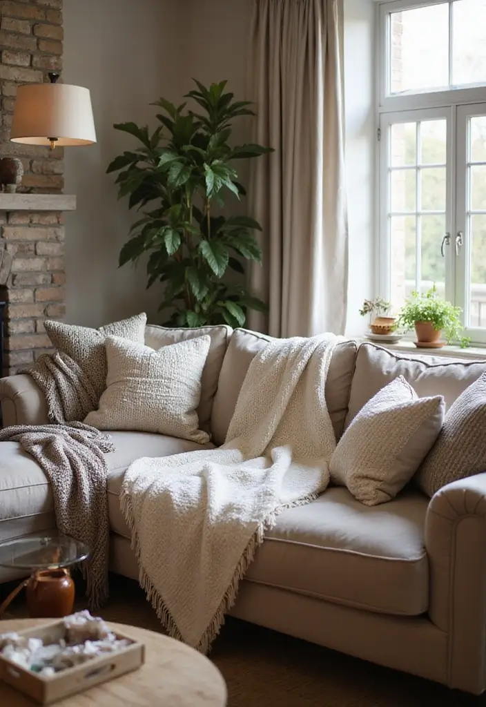 25 Living Room Ideas That Will Make You Want to Curl Up with a Book (#17 Is Pure Magic!) - 25. Cozy Throw Blankets