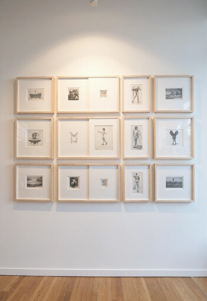 25 Stunning Gallery Wall Ideas That'll Transform Your Space (You Won't Believe #14!) - 15. Gallery Grid