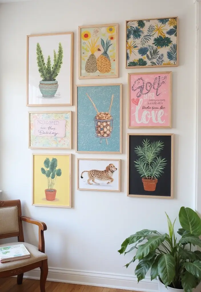 25 Stunning Gallery Wall Ideas That'll Transform Your Space (You Won't Believe #14!) - 22. DIY Art Corner