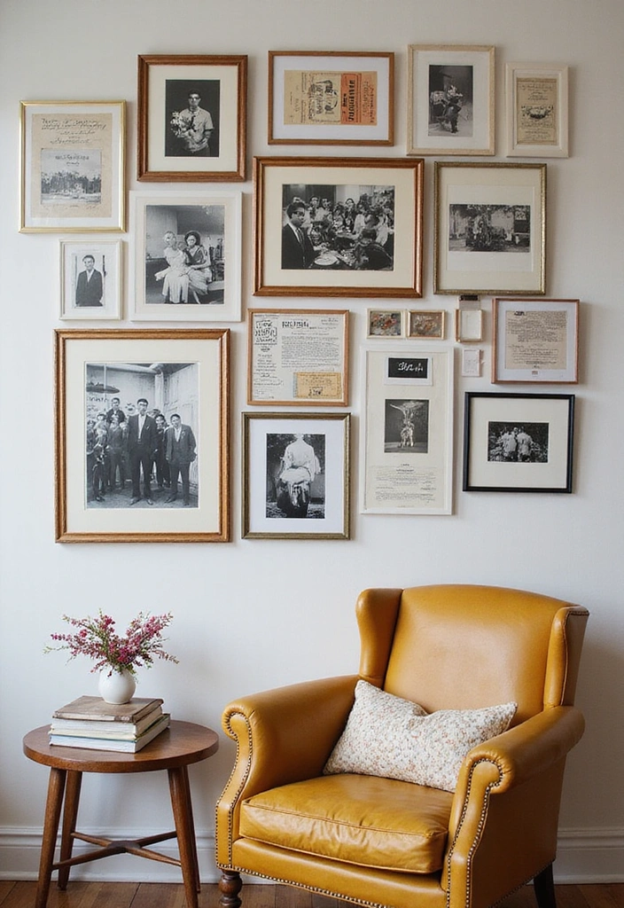 25 Stunning Gallery Wall Ideas That'll Transform Your Space (You Won't Believe #14!) - 24. Memories in Frames