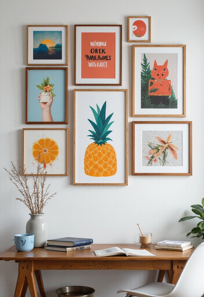 25 Stunning Gallery Wall Ideas That'll Transform Your Space (You Won't Believe #14!) - 9. Inspirational Quotes