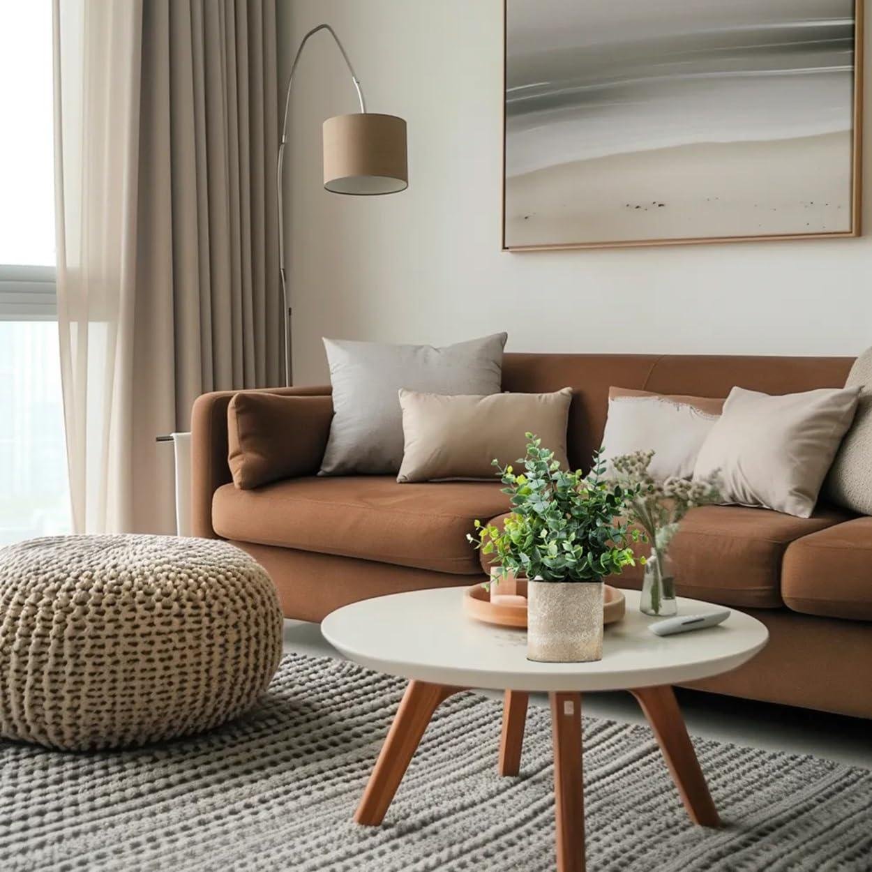 Our Review: Sage Green Eucalyptus Faux Plants for Easy Home Decor