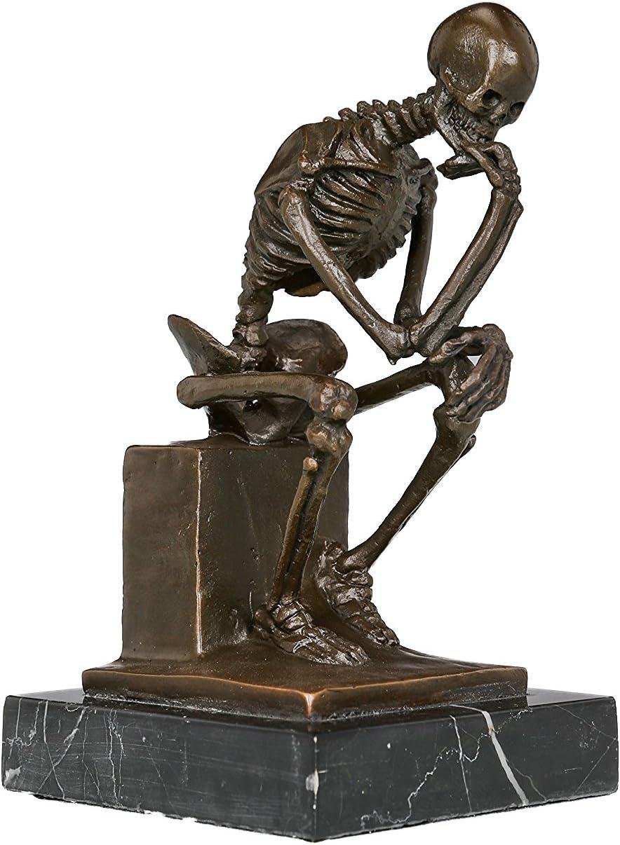 Our Review of the Skeleton Thinker TPE-998 Bronze Statue Decor