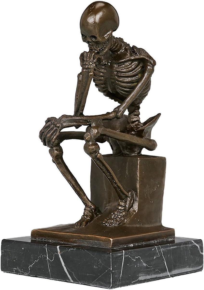 Our Review of the Skeleton Thinker TPE-998 Bronze Statue Decor