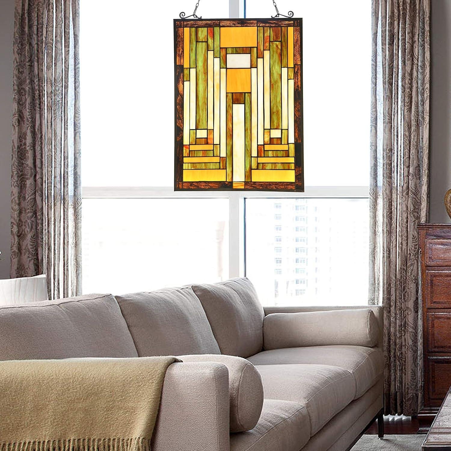 Brighten Our Home with Capulina Tiffany-Style Stained Glass Panels