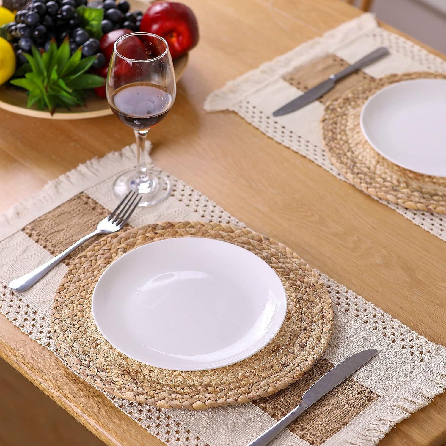 We Tried Handmade Boho Placemats That Transformed Our Table