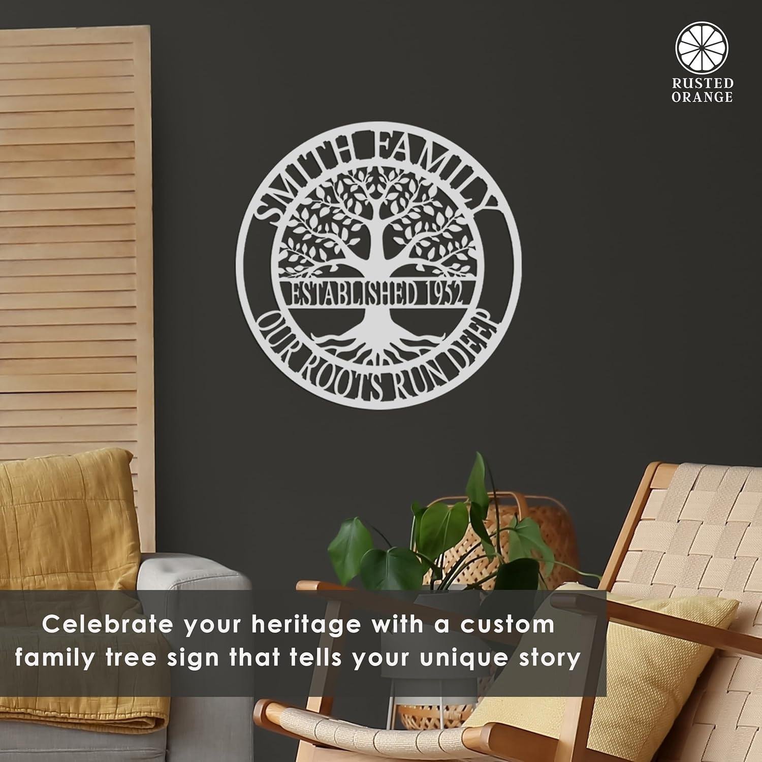 Our Review of the Personalized Family Tree Name Sign: Durable & Stylish