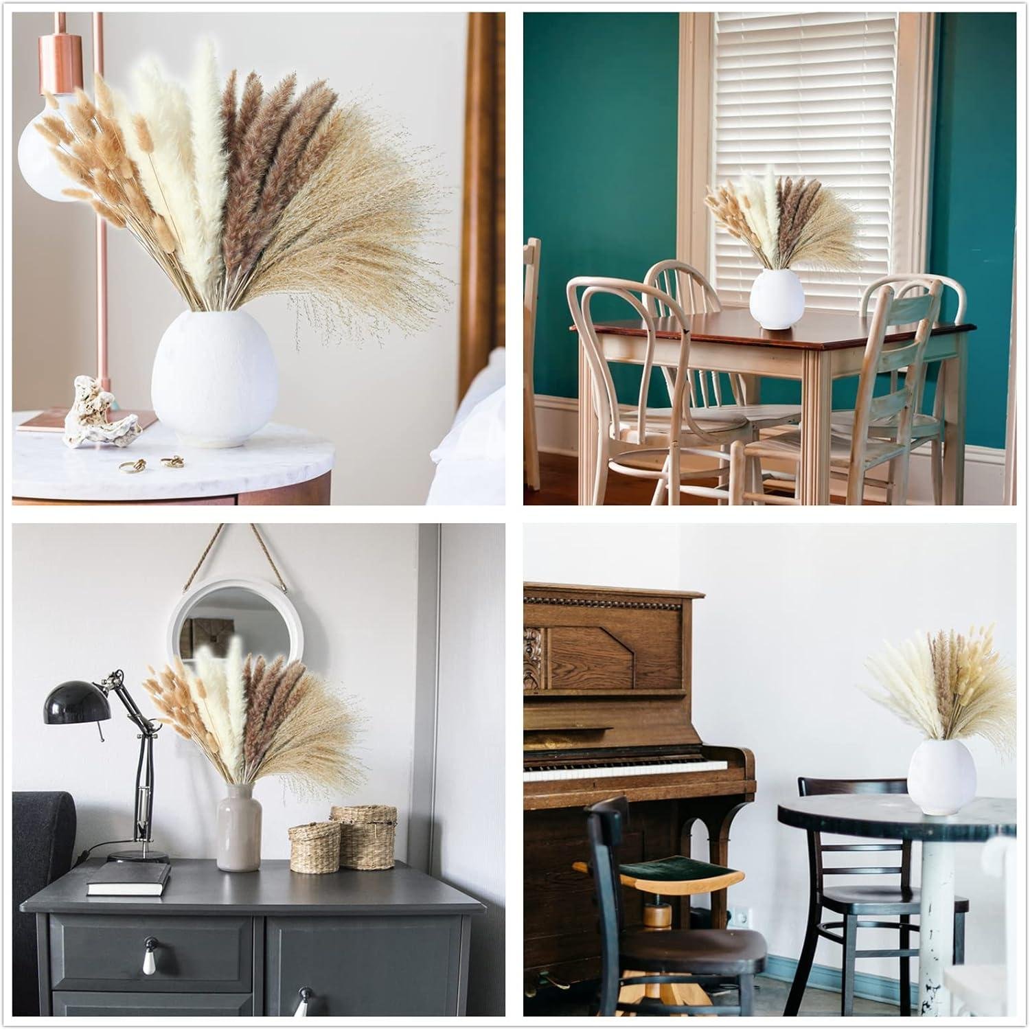 Our Review: Elegant Pampas Grass Bouquet for Warm Boho Decor