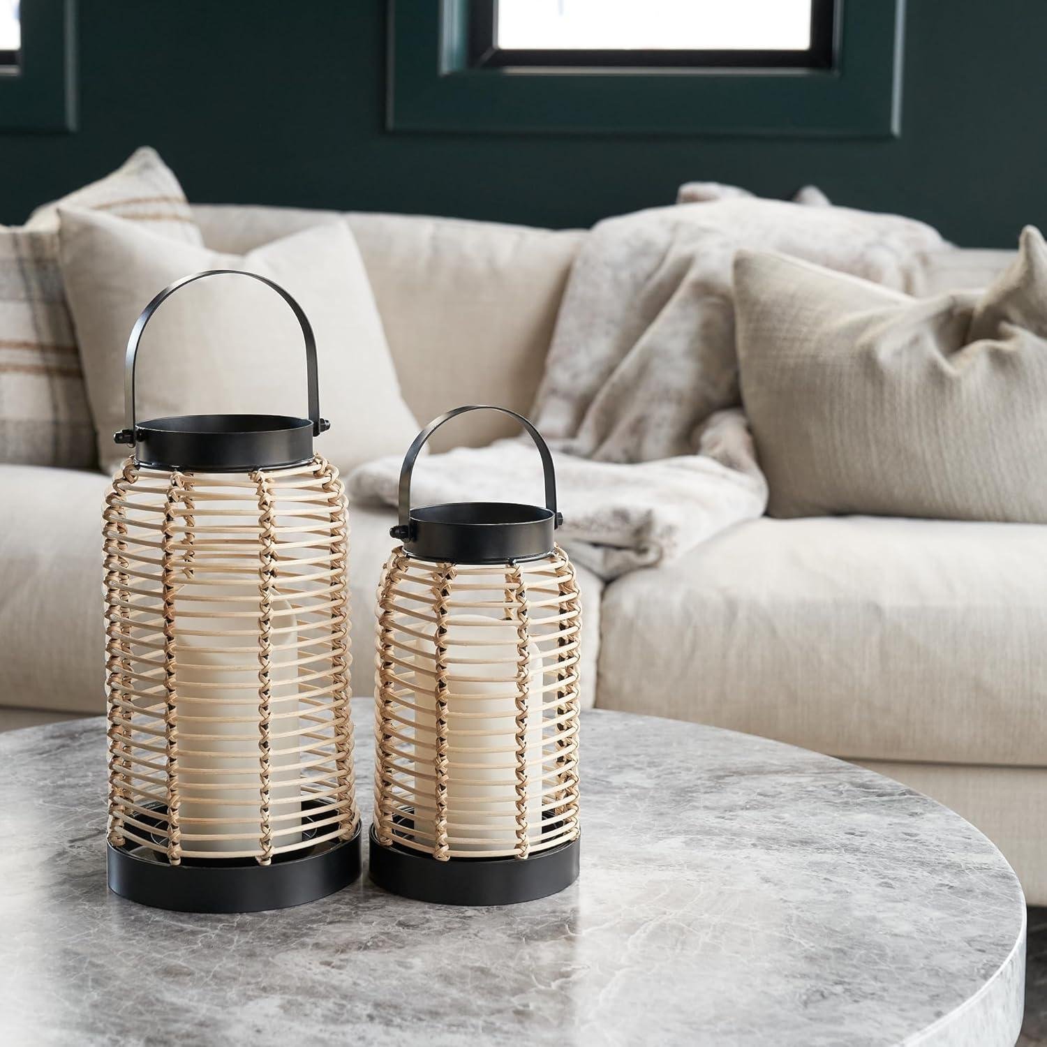 We've Found the Perfect Boho Rattan Lanterns for You