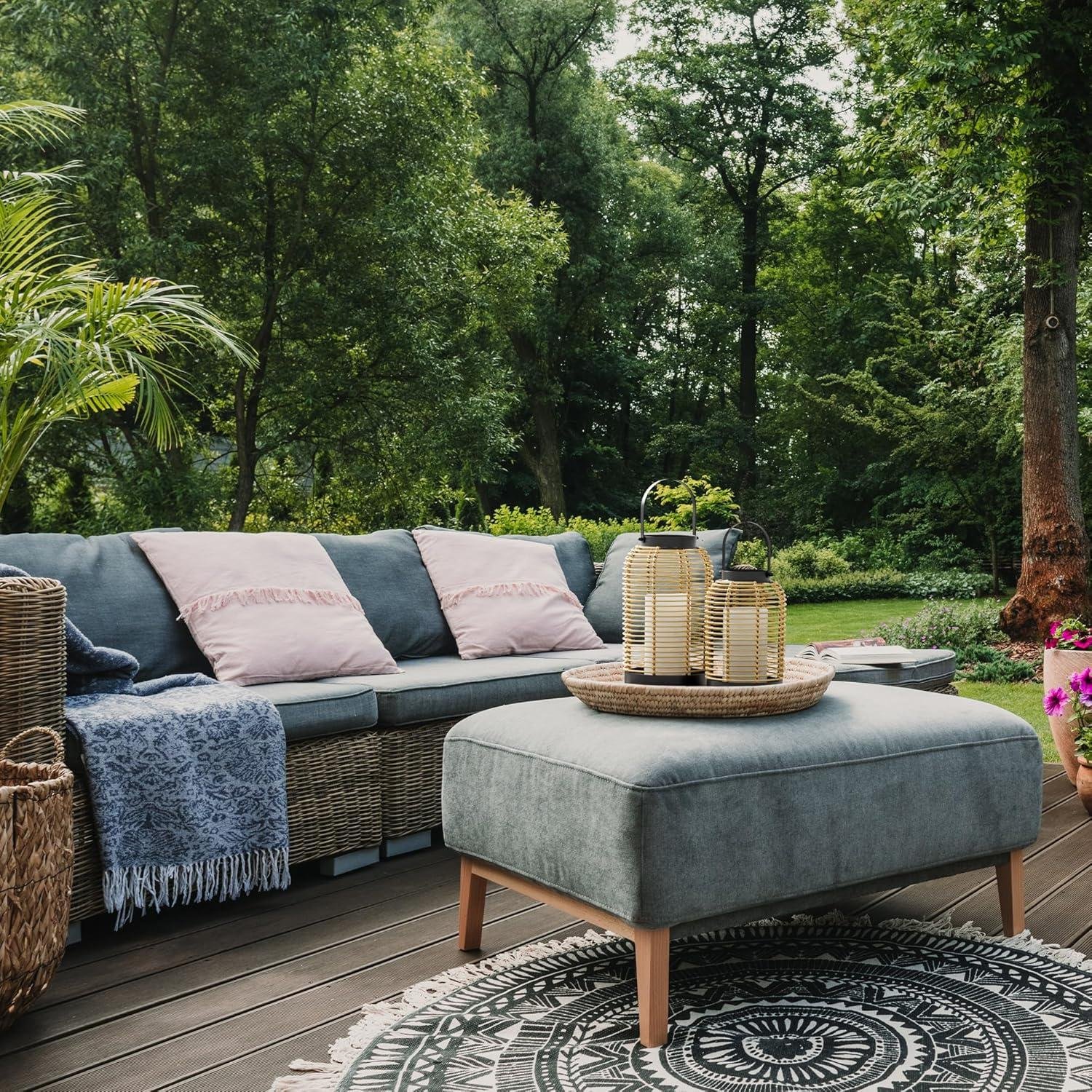 We've Found the Perfect Boho Rattan Lanterns for You