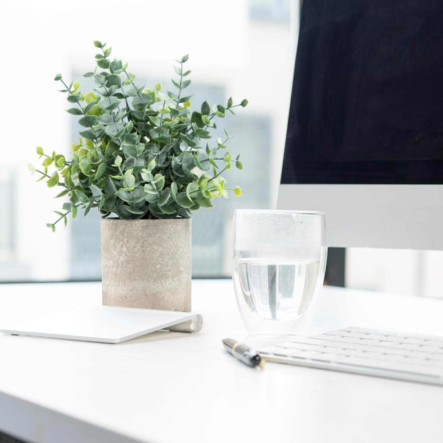 Our Review: Sage Green Eucalyptus Faux Plants for Easy Home Decor