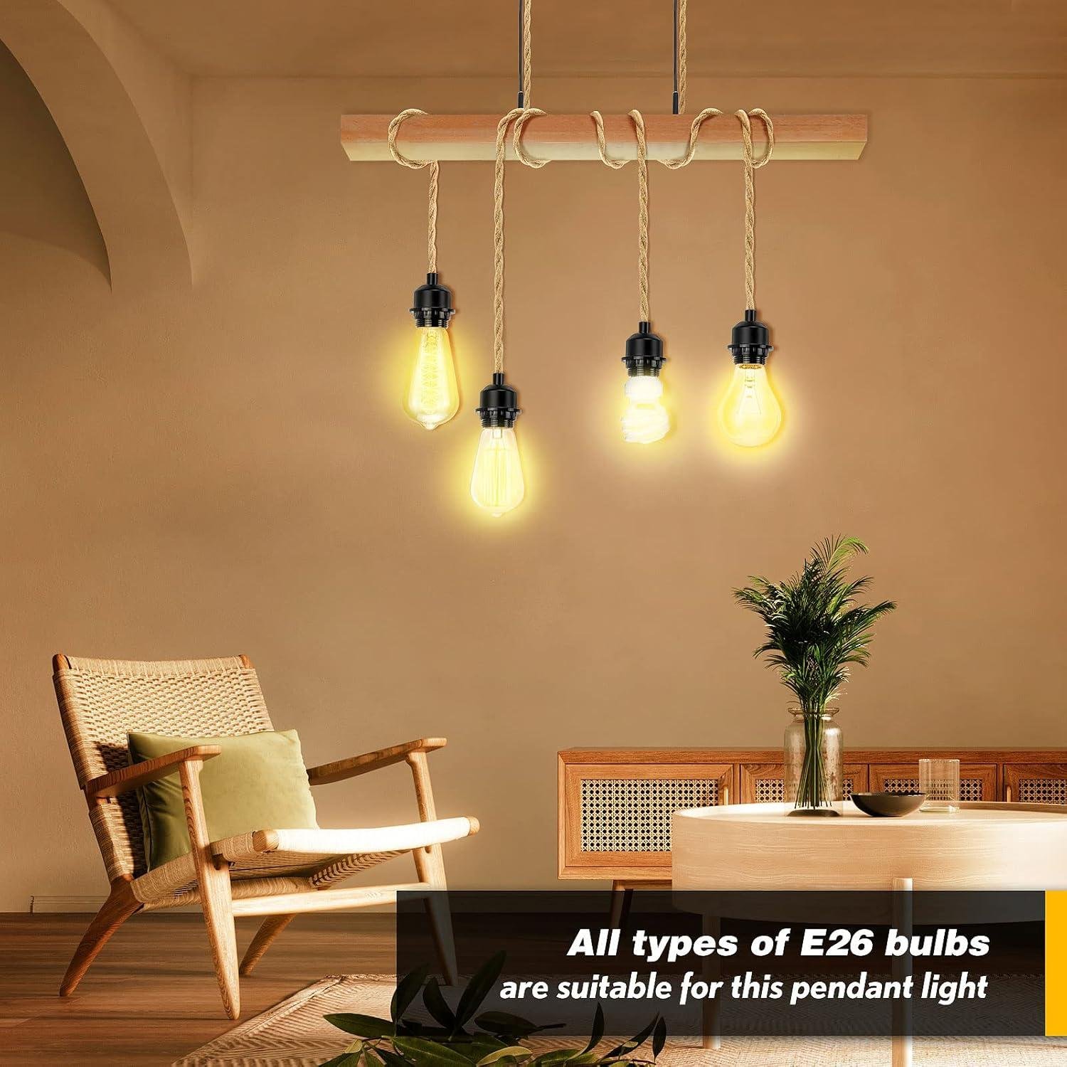 Our Farmhouse Pendant Light Cord: Simple DIY Elegance

ChatGPT: 

Our Farmhouse Hemp Rope Pendant Light: Easy DIY Charm