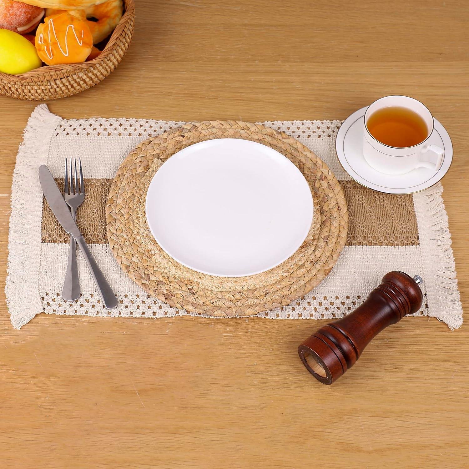 We Tried Handmade Boho Placemats That Transformed Our Table