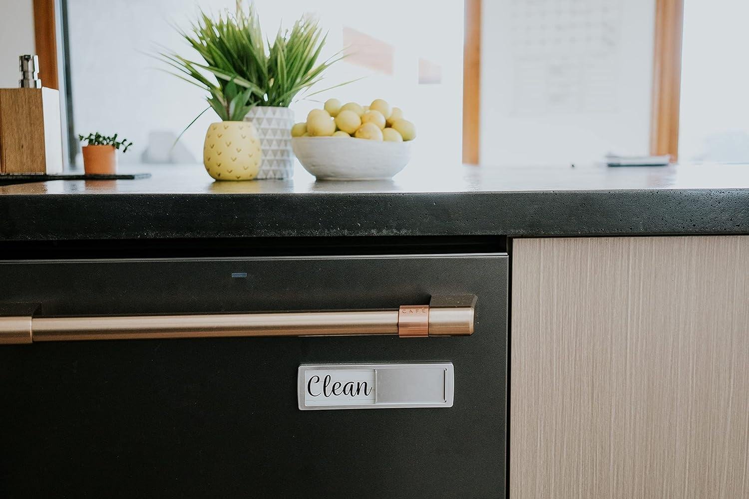 We Tested This Rustic Dishwasher Magnet for Kitchen Peace