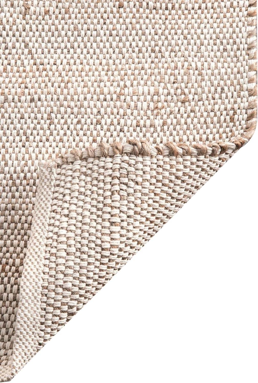 Our Review: S & L Homes Handwoven Jute Cotton Rug for Cozy Living Rooms