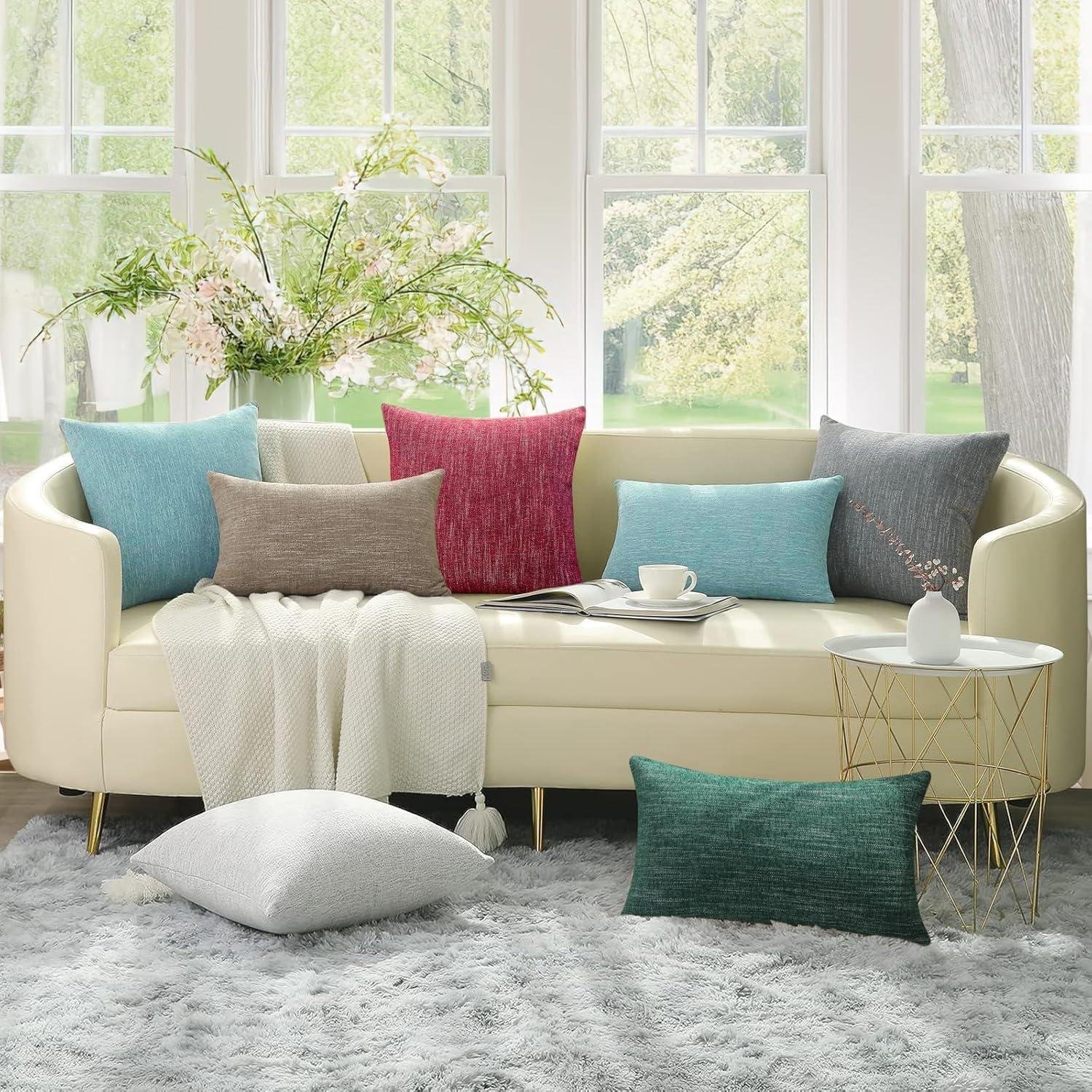 Our Cozy Review: Fall Chenille Pillow Covers for Elegant Home Comfort